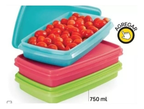 Taper. Box 750 Ml. Tupperware