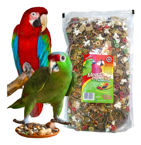 Mezcla Especial Loros Guacamayos Aves Union Pet 10kg