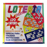 Lotería 120 Cartones, Ideal Para Eventos, Colegios.