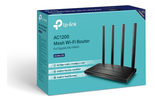 Roteador Wireless Wi-fi Tp-link Archer C6 Ac1200 Gigabit