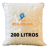 Isopor Flocos Enchimento Puff Almofada Artesanato 200 Litros