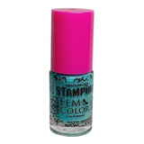 Esmalte Para Stamping Deco Nails Turqueza Fem Color Lefemme