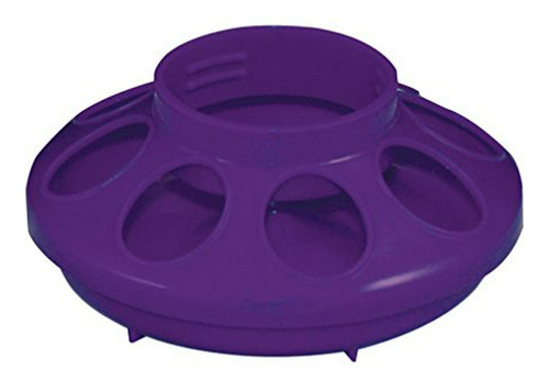 Comedero Para Aves De Corral Con Rosca, Morado