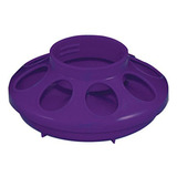 Comedero Para Aves De Corral Con Rosca, Morado