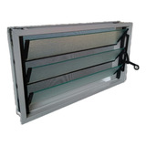 Aireador Ventiluz Aluminio Blanco 80x36 Reja Y Mosquitero