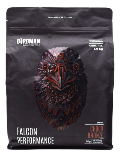 Proteínas Sabor Choco Bronze En Bolsa De 1.9kg Birdman Falco