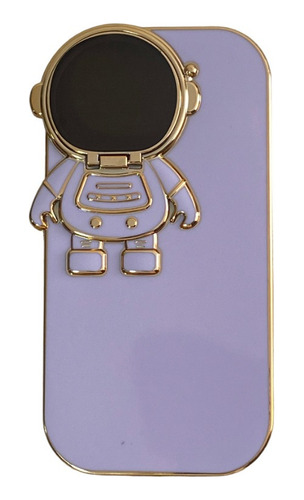 Estuche De Astronauta Unicolor Compatible Con iPhone 