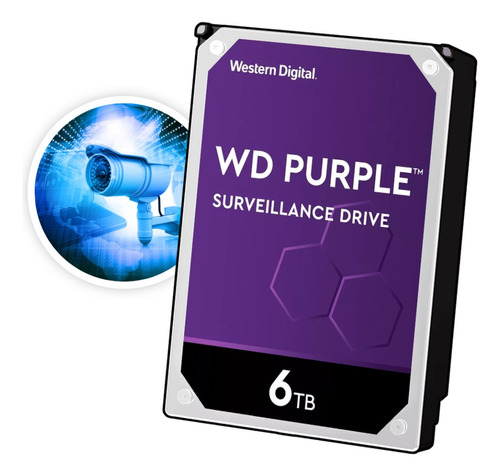 Disco Rigido Wd Purple 6tb Para Videovigilancia