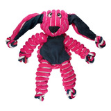 Juguete De Peluche Kong Floppy Knots Bunny Para Perros G, Color Rosa