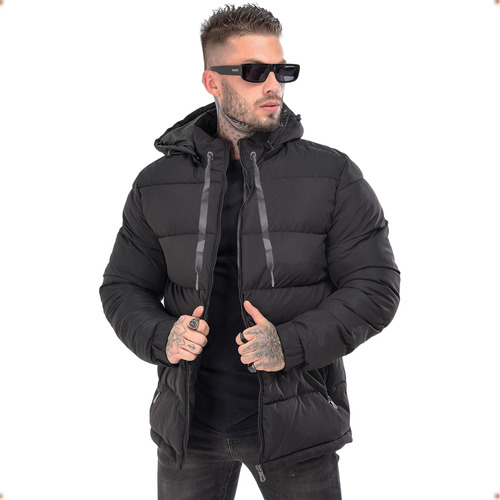 Jaqueta Puffer Bobojaco Corta Vento Nylon Masculino Gominho