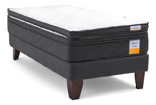 Cama Europea Eurotop + Topper 1.5 Plaza