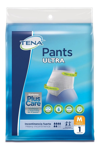 Tena® Pants Ultra Medium Unidad - - Unidad a $5300