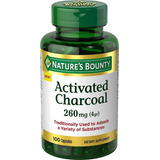 Natures Bounty | Activated Charcoal I 260mg I 100 Capsulas