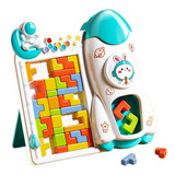 Brinquedo Spacepuzzle Quest Desafio Tetris 3d Jogo Tabuleiro