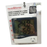 Termohigrómetro Digital + Reloj - Termómetro + Higrómetro