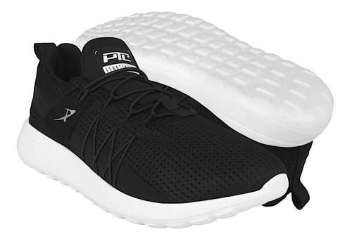 Tenis Correr Caballero Pontiac Axl 827 Textil Negro