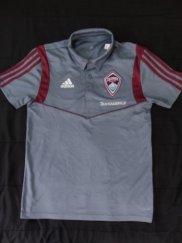 Playera T Polo Colorado Rapids adidas S Climalite Mls Soccer