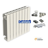 Radiador Plano Caldaia Novo 500 X 5 Elementos Kit Completo