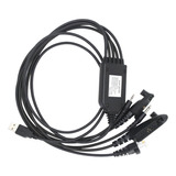 Cable De Programación Usb 5 En 1 Compatible Con Motorola