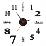 Promo! Reloj  3d  Tamaño Pequeño 50  X 50 Cm