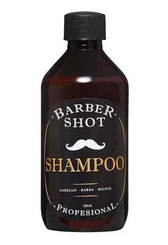 Shampoo Para Hombre Barber Shot Men Barba Cabello Bigote 