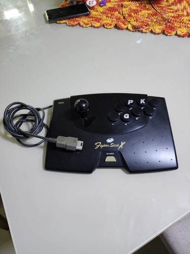 Controle Arcade Para Sega Saturn Fighter Stick X