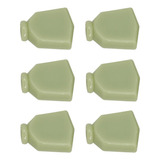 6 Piezas Guitarra Retro Tuning Pegs Botones Cap