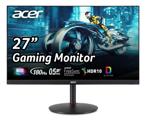 Monitor Ips Para Juegos De Pc Acer Nitro De 27  Wqhd 2560 X