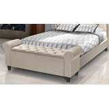 Baú Recamier Luxo Divã Cama Padrão