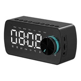 Radio Reloj Digital Led Recargable Alarma Bluetooth Fm Usb 