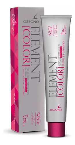 Tintura Ossono Element Profesional Color Cabello Pomo X 60gr