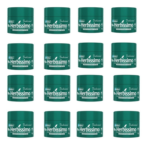 16 Desodorante Creme Antitranspirante Tradicional Herbissimo