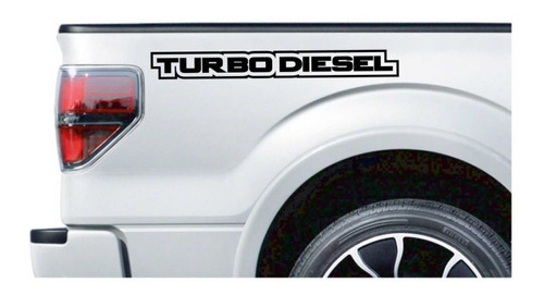 Calcas Sticker Turbo Diesel Bisel Para Batea + Regalo Tapa
