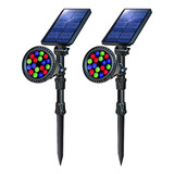 Osord Luces Solares Para Exteriores, Impermeables, 18 Led, M