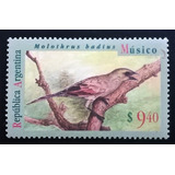 Argentina Aves, Sello Gj 2731 Músico 9,40p 1995 Mint L13114