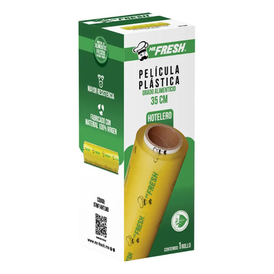 Mr. Fresh, Vitafilm De Grado Alimenticio De 35 Cm (14 PuLG) Mod. Hotelero 600 Mts | Meses sin interés