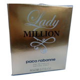 Perfume Lady Million Paco Rabanne 80 Ml Edp Feminino Original Importado