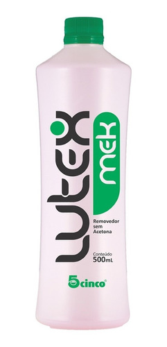 Lutex Cinco Mek - 500 Ml - A Queridinha Das Manicures Melhor