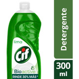 Detergente Cif Active Gel Lima En Botella 300 ml
