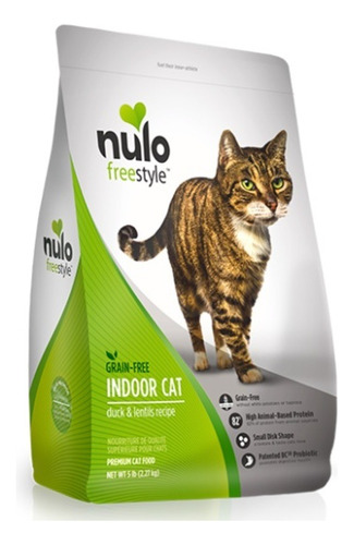 Nulo Cat Fs Grain Free Indoor Cat Pato 5lb - 2.27kg