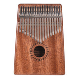 Kalimba Gecko K17m De Madera De Caoba Con 17 Teclas