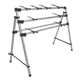 Rack Suporte P/ 3 Teclados Arranjador Controlador 76 Teclas 