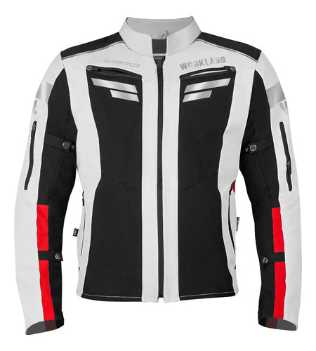 Chamarra Moto Hombre Impermeable Biker Protecciones Wkl Pr | Meses sin interés