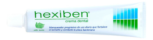 Hexiben Crema Dental Blanqueadora Progresiva Dentífrico 60g