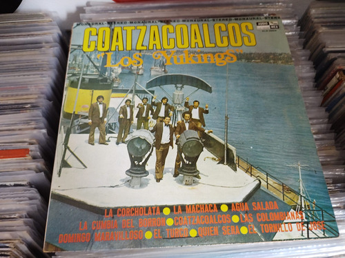 Los Yukings Coatzacoalcos Vinyl,lp,acetato Tropi 