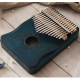 17 Teclas Kalimba Dedo Pulgar Instrumento De Piano