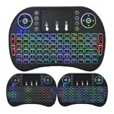 Mini Teclado Inalámbrico Airmouse Android Smart Tv Iluminado