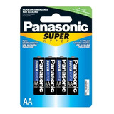 Pila Aa Panasonic Super Hyper Um-3sh Cilíndrica - Pack De 4 Unidades