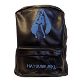  Mochila De Cuero Bordada Hatsune Miku Vocaloid Anime Serie 