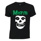 Camiseta Rock Punk Logo Misfits 